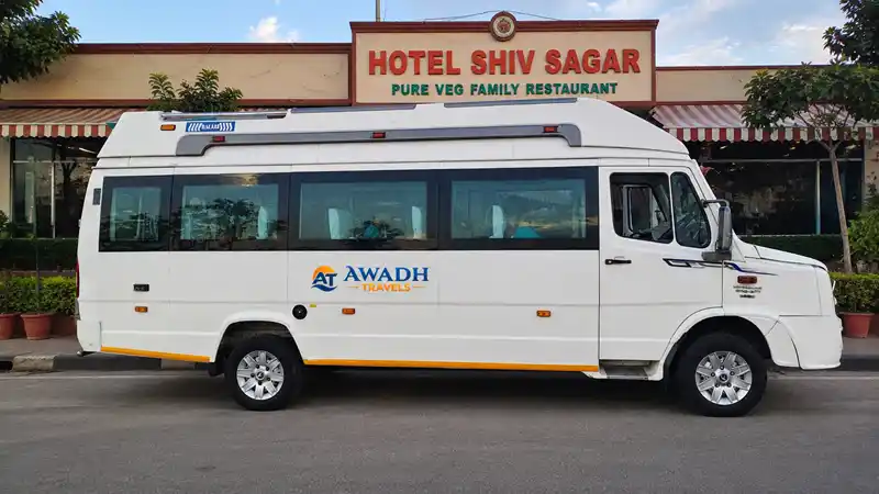 Tempo Traveller 14 Seater for hire – Awadh Travels Ayodhya